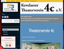 Tablet Screenshot of kevelaerer-theaterverein.de